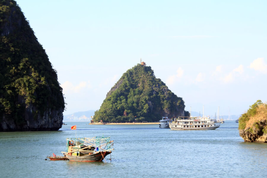 Dry season in Halong Bay