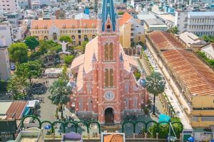 Tan Dinh Church - The Only Pink- Church In Saigon